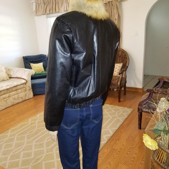 Leather Loft Vintage women's jacket size 9/10 - Picture 8 of 11